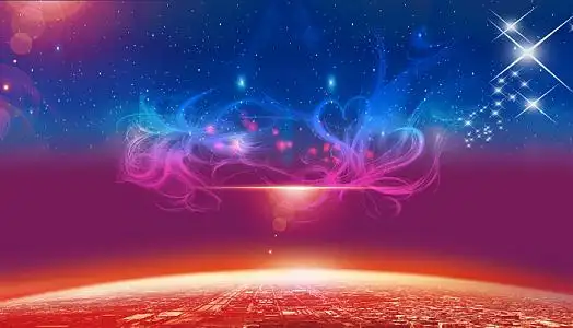 舞台星光炫丽背景