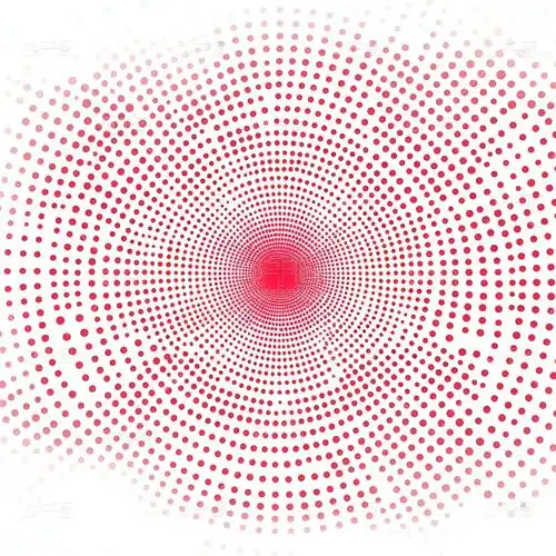 标签dots点状图案高清插画红色主题集中焦点简洁设计简洁现代设计聚