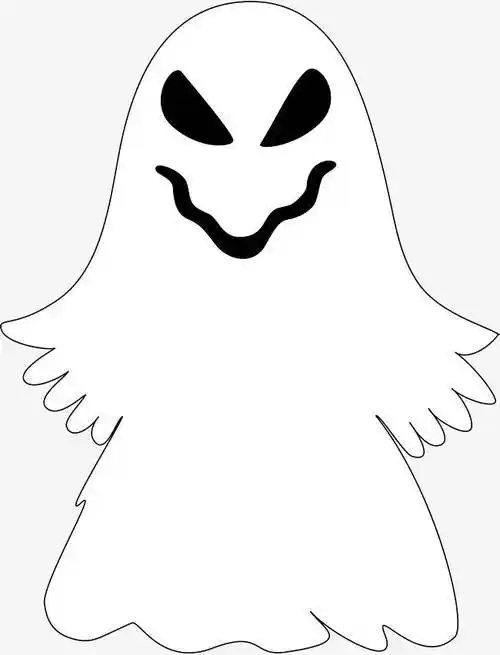 万圣节绘画,就数这些可爱的小幽灵容易学手绘幽灵