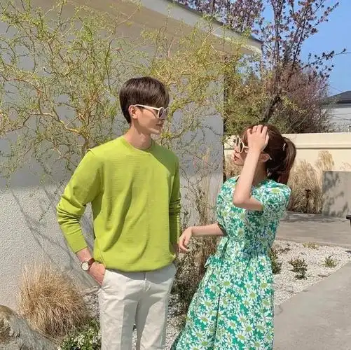 身高156小个子跟183男友情侣装搭配显高时尚气质秀恩爱很高级