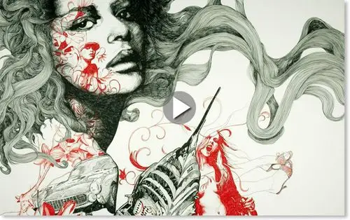 灵魂的节奏 - 插画家 gabriel moreno 作品欣赏 - 吉米先生 - 绵