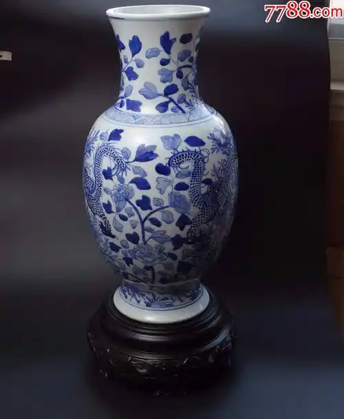 首页 零售 青花瓷 >> 57#古玩古董老货真品150件清代花间双龙全瓶满工