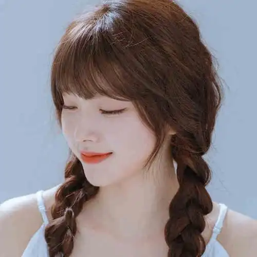 pinkage新品圆刘海假发片隐形无痕刘海片自然 假刘海齐流海留海-tmall