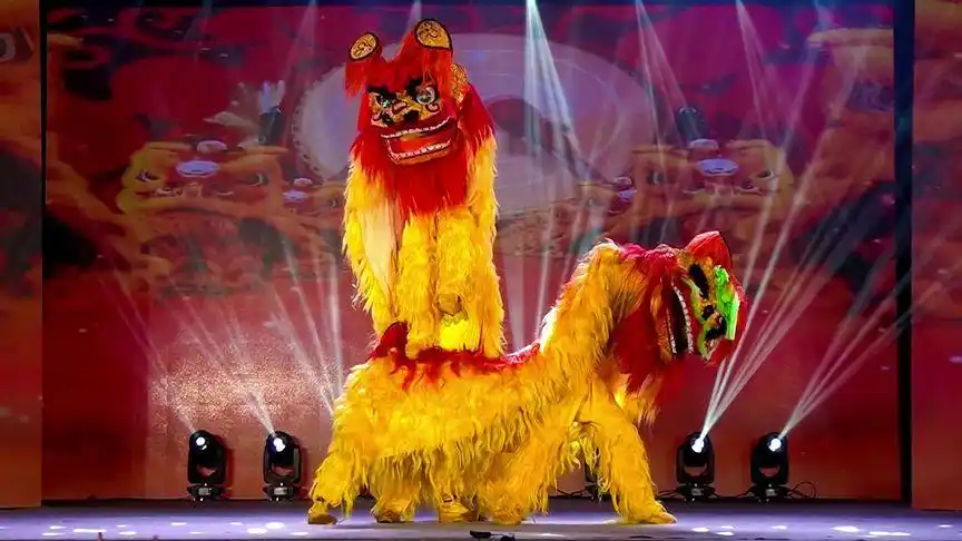 舞台表演 #舞狮表演  #非遗抖起来 #演出现场