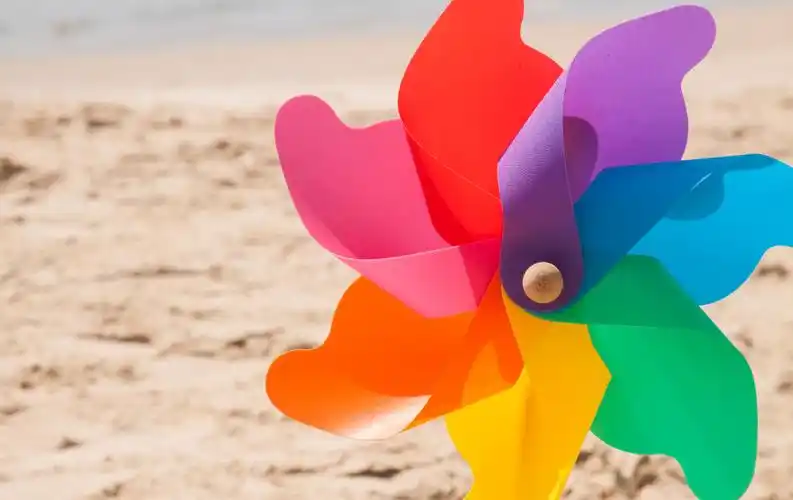 彩色风车_彩色风车图片