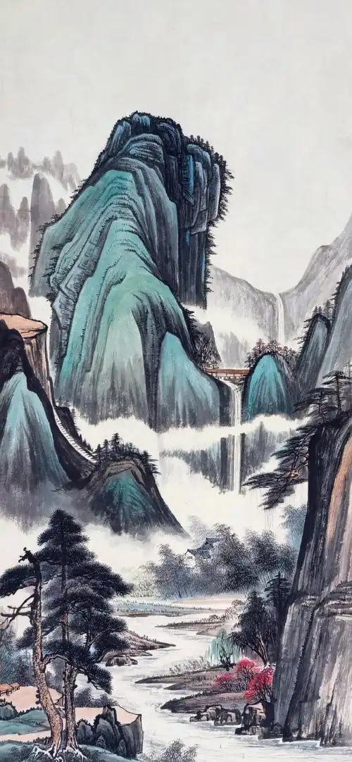 "古典水墨画"手机高清壁纸·原图上传,记得查看原图再保存.