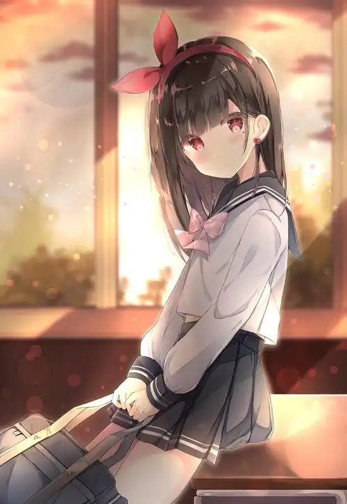 动漫美图丨这个角度的少女真让人心动不已歪头少女特辑