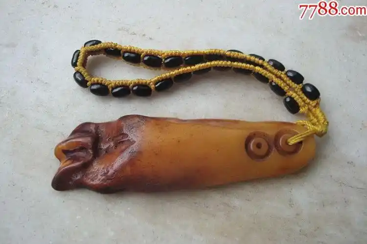 清朝,老牛骨把玩牌子,包邮.