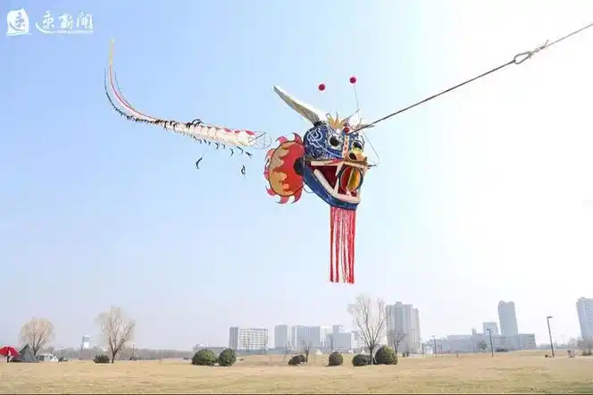 二月二龙抬头宿迁巨龙风筝御风而翔
