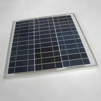 多晶硅太阳能电池板光伏发电板组件多晶20w充12v电瓶太阳能板