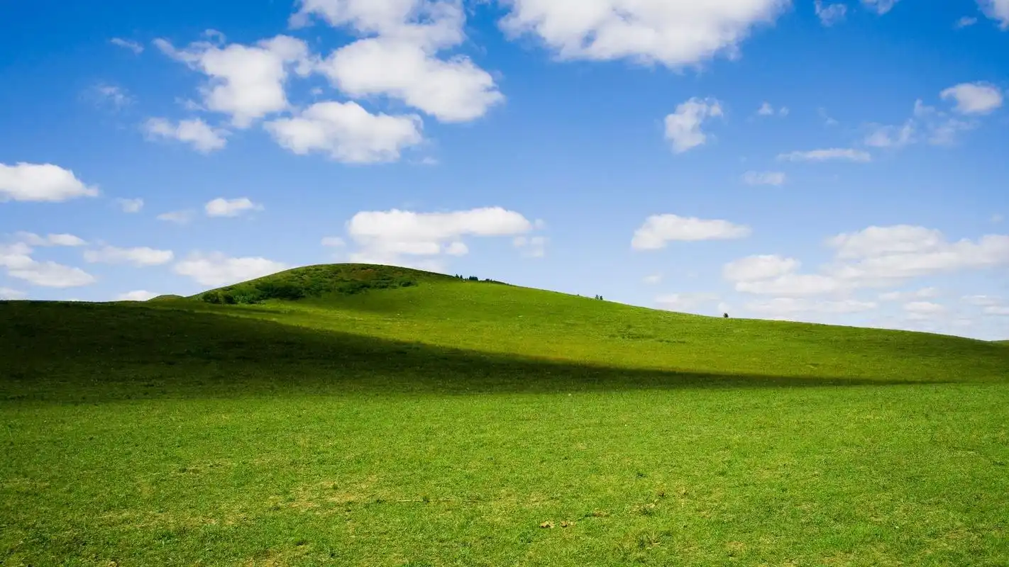 清新绿色护眼蓝天草地桌面壁纸下载 第二辑高清大图预览1920x1080_风