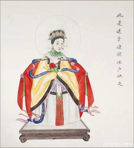 民俗画作"神像图",清末民间供奉过的十位"神仙"