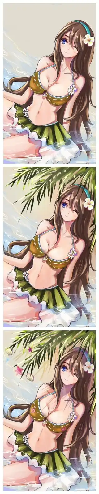 【开车】夏天到了,来画一个泳装小乔吧!