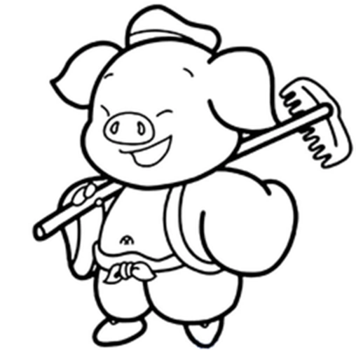 猪八戒简笔简笔画