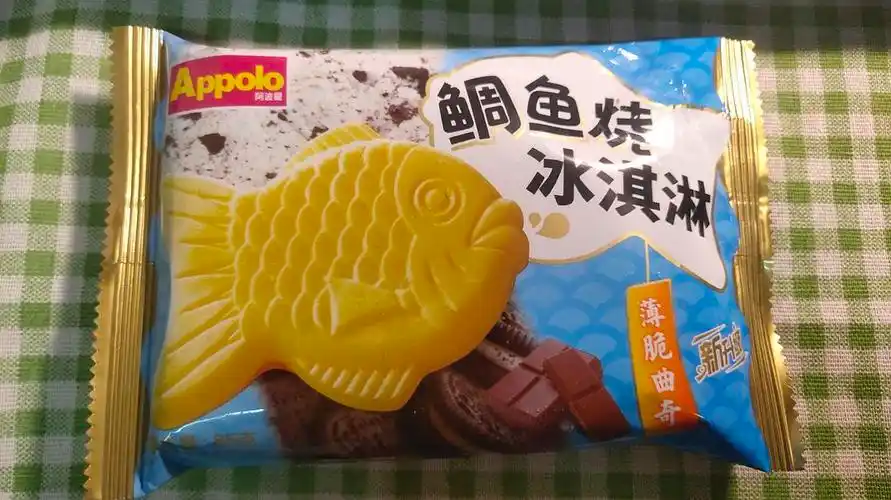 鲷鱼烧冰淇淋薄脆曲奇味