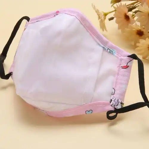 儿童纯棉口罩女pm2.5防尘防雾霾透气卡通宝宝男童小孩棉布可水洗