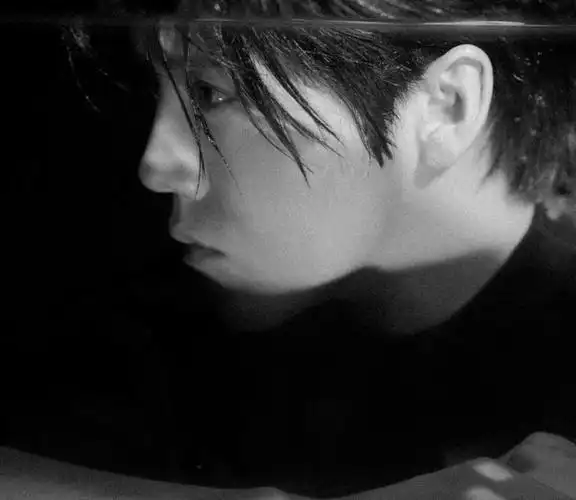 鹿晗湿发造型眼神迷离 容貌俊美精致