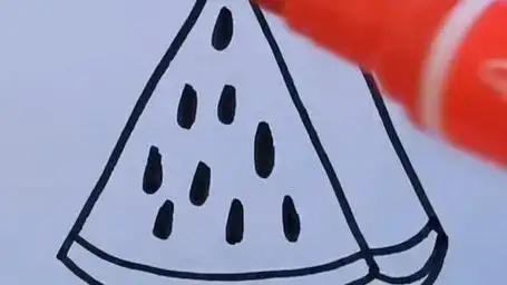 简笔画西瓜