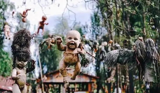 娃娃岛的图片吓死人 墨西哥娃娃岛的故事传说很恐怖