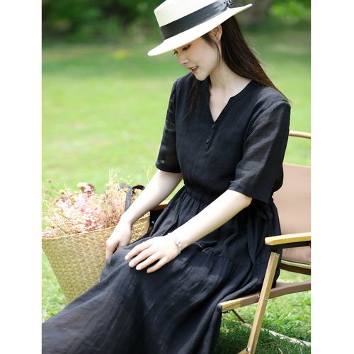 棉麻女装文艺苎麻