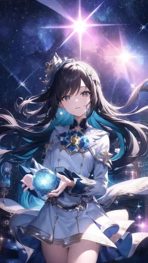 ai绘图星空少女