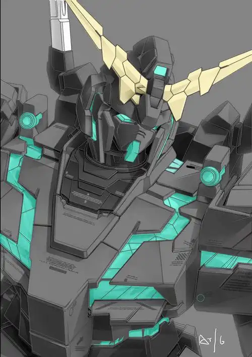 独角兽高达(新偷懒画法)