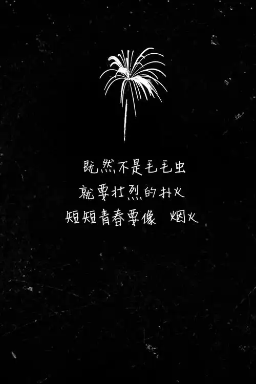 歌词壁纸#《燕尾蝶》—梁静茹 既然不是毛毛虫 就要壮烈的扑火 短短