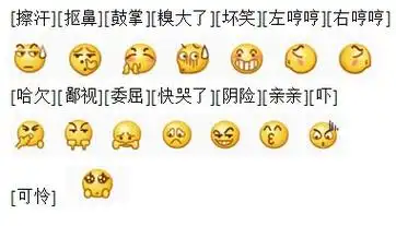 微信100个表情符号含义,85个表情包含义对照表_运势阁