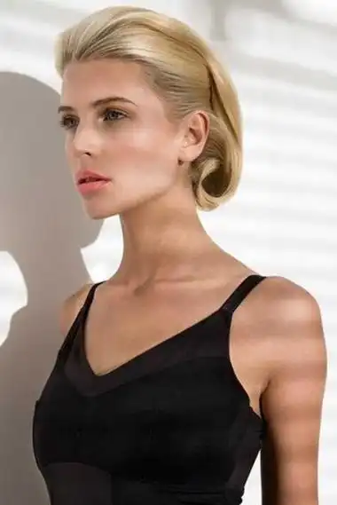 高贵优雅欧美复古盘发宴会party适用