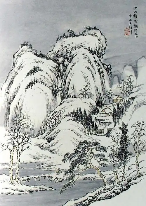 芥子园画谱山水篇欣赏2