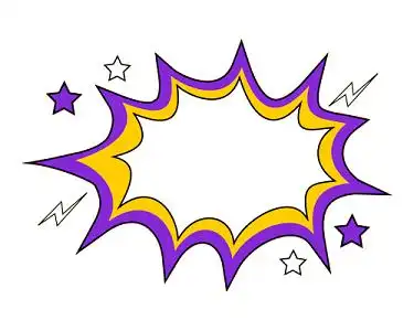 爆炸框卡通特效爆炸素材