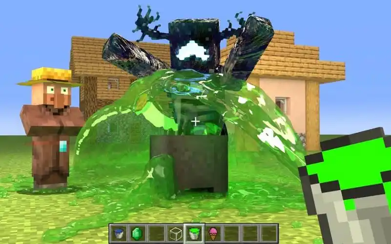 mc中的现实循声守卫史莱姆_哔哩哔哩bilibili_我的世界