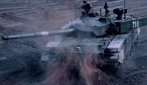 解放军火力演习99式坦克领衔上阵武直10配合空地一体协同战