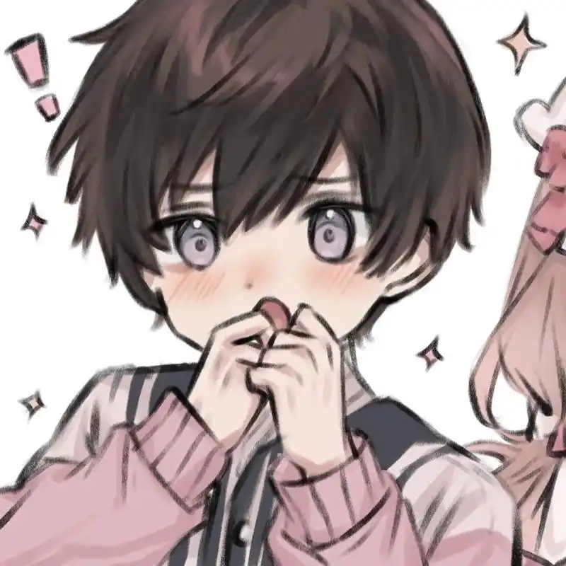 情侣头像丨怦然心动卡通情侣头像