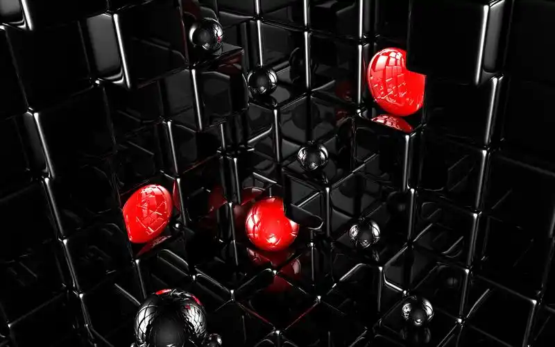 3d壁纸 红色 高清壁纸 第1页 _南风壁纸