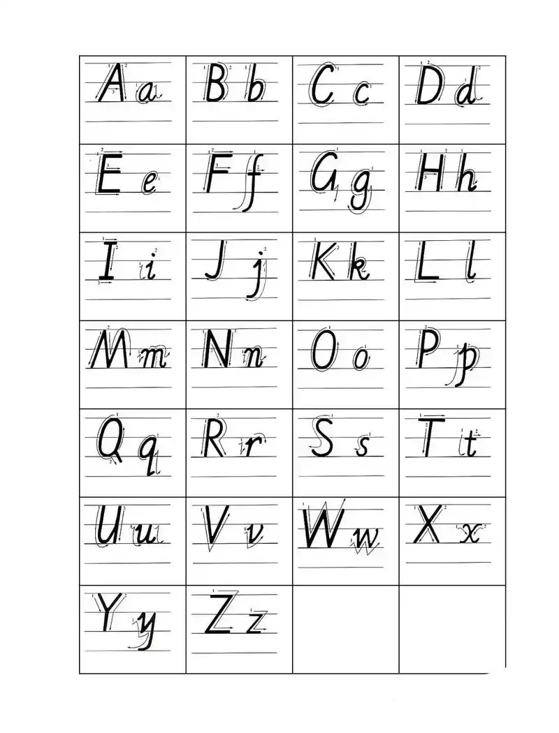 人教版pep #三年级英语上册  单词表及常用表达手写体规 - 抖音