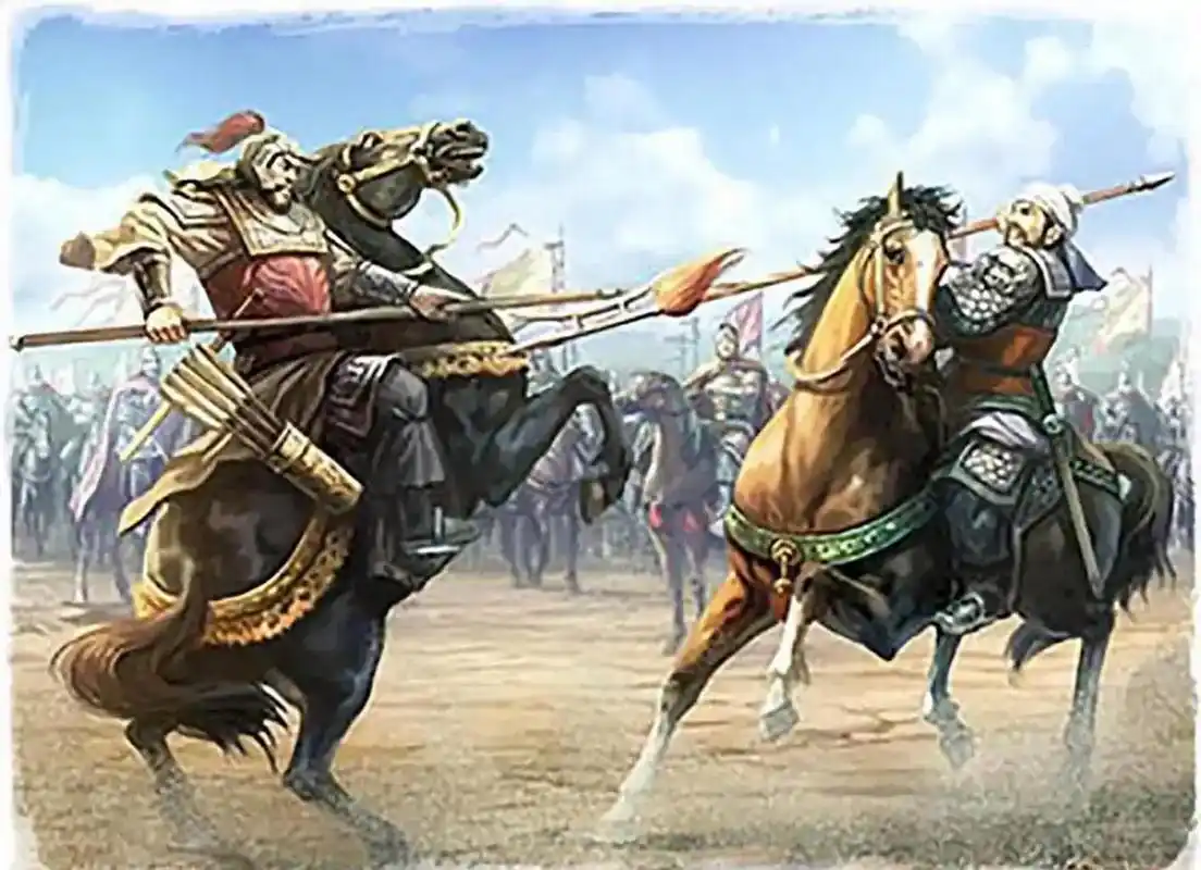 在古代,将军能否骑马使用双手长兵器进行单挑对打?  这一问题在《练兵