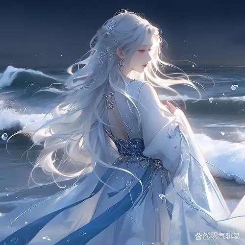 蓝色系的仙气飘飘,大爱!▏古风女生头像