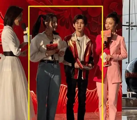 当168cm迪丽热巴站在身边时,这身高差我却看愣_差不多_感觉_网友