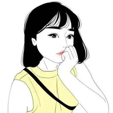 微信头像女马尾手绘 手绘头像图片大全 -【爱个性】