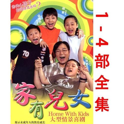 【家有儿女1-4部全集】宋丹丹,杨紫,张一山电视剧碟片dvd
