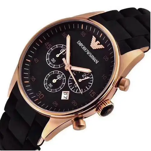 阿玛尼(armani)手表 男士手表时尚商务休闲多功能二眼三眼计时男表腕