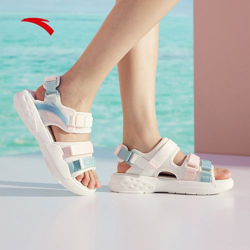 安踏凉鞋霸道c37夏季2022年女新款官方旗舰软底防滑运动凉鞋女