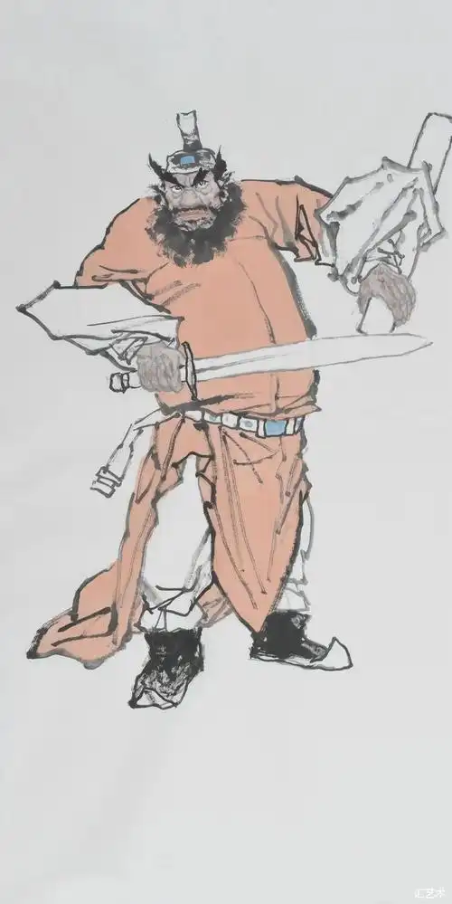 蔡超绘画作品欣赏 《钟馗》 - 艺术圈 - 嘉利资讯 - 北京嘉利文化交流