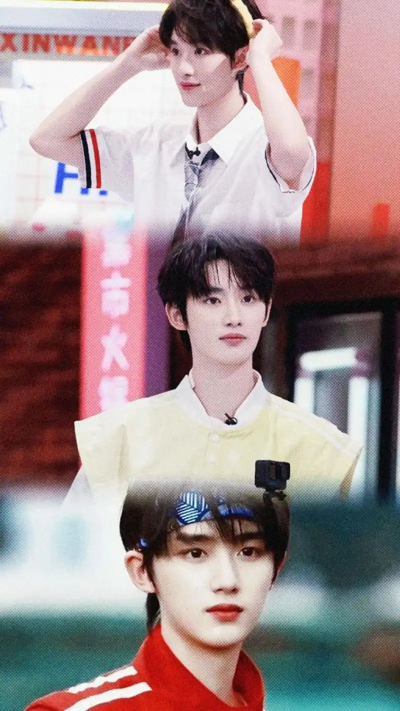 时团七人拼接壁纸#时代少年团 #时代峰峻 #马嘉祺 #丁程鑫 - 抖音