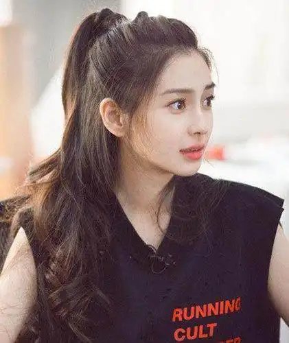 盘点女星的半束发,杨颖最美郑爽辣眼睛