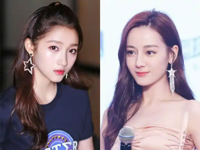 迪丽热巴和关晓彤不仅撞衫,发型也一样,谁更光彩夺目一目了然!