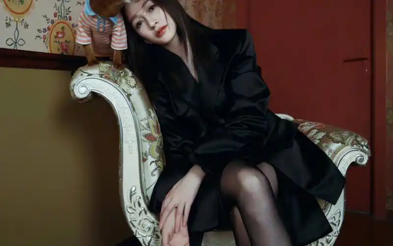 李小冉,黑丝长腿