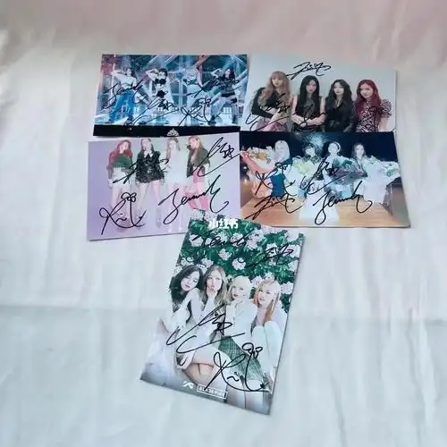 blackpink签名照