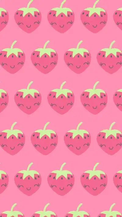 原宿软妹可爱粉色平铺壁纸